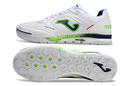 CHUTEIRA FUTSAL JOMA TOP FLEX BRANCO/VERDE (PRONTA ENTREGA)