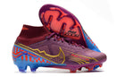 Chuteira NIKE Air Zoom Superfly 9 Elite FG Mbappe Vinho Azul
