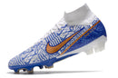 Chuteira NIKE Air Zoom Superfly 9 Elite FG Azul Branco