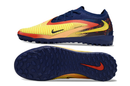 CHUTEIRA SOCIETY NIKE PHANTOM GX TF AZUL MARINHO/AMARELO (PRONTA ENTREGA)