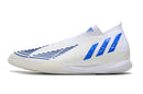 CHUTEIRA ADIDAS PREDATOR EDGE.+ FUTSAL " Branco Azul "