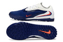 CHUTEIRA SOCIETY NIKE PHANTOM REACTX 6 PRO TF AZUL ROYAL BRANCO E LARANJA (PRONTA ENTREGA)