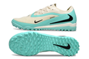 CHUTEIRA SOCIETY NIKE PHANTOM REACTX 6 PRO TF VERDE ÁGUA OFF-WHITE E PRETO(PRONTA ENTREGA)