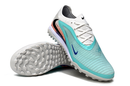 CHUTEIRA SOCIETY NIKE PHANTOM REACTX 6 PRO TF AZUL CLARO/BRANCO/ROSA (PRONTA ENTREGA)