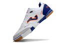 CHUTEIRA FUTSAL JOMA TOP FLEX BRANCA/AZUL/LARANJA (PRONTA ENTREGA)