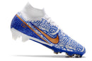 Chuteira NIKE Air Zoom Superfly 9 Elite FG Azul Branco