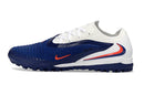 CHUTEIRA SOCIETY NIKE PHANTOM REACTX 6 PRO TF AZUL ROYAL BRANCO E LARANJA (PRONTA ENTREGA)