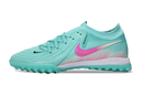 CHUTEIRA SOCIETY NIKE PHANTOM LUNA GX 2 VERDE CLARO/ROSA (PRONTA ENTREGA)