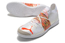 Chuteira Puma Future Z 1.1 Futsal " Branco Laranja "