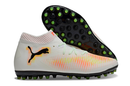 CHUTEIRA SOCIETY PUMA FUTURE 8 MG BRANCA/LARANJA (PRONTA ENTREGA)