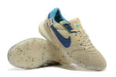 CHUTEIRA NIKE STREET GATO FUTSAL IC - BEGE/AZUL (PRONTA ENTREGA)