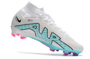 Chuteira NIKE Air Zoom Superfly 9 Elite FG Branco e Azul