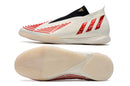 CHUTEIRA ADIDAS PREDATOR EDGE.+ FUTSAL " Branco Vermelho "