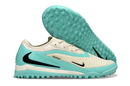 CHUTEIRA SOCIETY NIKE PHANTOM REACTX 6 PRO TF VERDE ÁGUA OFF-WHITE E PRETO(PRONTA ENTREGA)
