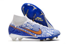 Chuteira NIKE Air Zoom Superfly 9 Elite FG Azul Branco