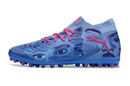 CHUTEIRA SOCIETY PUMA FUTURE ULTIMATE MG AZUL/ROXA (PRONTA ENTREGA)