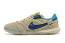 CHUTEIRA NIKE STREET GATO FUTSAL IC - BEGE/AZUL (PRONTA ENTREGA)
