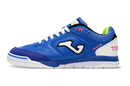 CHUTEIRA FUTSAL JOMA TOP FLEX AZUL/BRANCA (PRONTA ENTREGA)