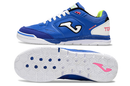 CHUTEIRA FUTSAL JOMA TOP FLEX AZUL/BRANCA (PRONTA ENTREGA)