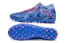 CHUTEIRA SOCIETY PUMA FUTURE ULTIMATE MG AZUL/ROXA (PRONTA ENTREGA)