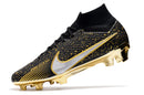 Chuteira NIKE Air Zoom Superfly 9 Elite FG Preto Dourado