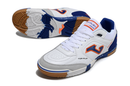 CHUTEIRA FUTSAL JOMA TOP FLEX BRANCA/AZUL/LARANJA (PRONTA ENTREGA)