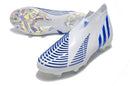 Adidas Predator Edge Geometric+ FG " BRANCO AZUL "