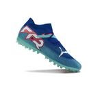 CHUTEIRA SOCIETY PUMA FUTURE ULTIMATE MG AZUL/VERDE (PRONTA ENTREGA)
