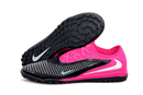 CHUTEIRA SOCIETY NIKE PHANTOM REACTX 6 PRO TF ROSA, PRETO, BRANCO E AZUL CLARO (PRONTA ENTREGA)