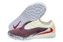 CHUTEIRA SOCIETY NIKE PHANTOM REACTX 6 PRO TF VINHO, CREME E VERMELHO (PRONTA ENTREGA)