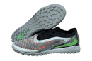 CHUTEIRA SOCIETY NIKE PHANTOM REACTX 6 PRO TF CINZA PRETO E VERDE NEON (PRONTA ENTREGA)
