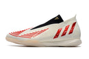 CHUTEIRA ADIDAS PREDATOR EDGE.+ FUTSAL " Branco Vermelho "
