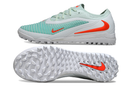 CHUTEIRA SOCIETY NIKE PHANTOM REACTX 6 PRO TF VERDE ÁGUA BRANCO E LARANJA (PRONTA ENTREGA)