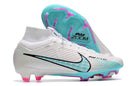 Chuteira NIKE Air Zoom Superfly 9 Elite FG Branco e Azul