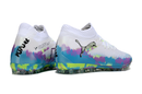 CHUTEIRA SOCIETY PUMA FUTURE 8 MG BRANCA/ROXO (PRONTA ENTREGA)