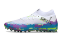 CHUTEIRA SOCIETY PUMA FUTURE 8 MG BRANCA/ROXO (PRONTA ENTREGA)