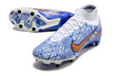 NIKE MERCURIAL SUPERFLY 9 TRAVA MISTA BRANCO AZUL