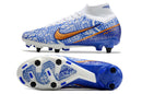 NIKE MERCURIAL SUPERFLY 9 TRAVA MISTA BRANCO AZUL