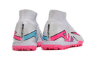 NIKE AIR MERCURIAL SUPERFLY 9 ELITE SOCIETY BRANCO ROSA COLOR