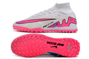 NIKE AIR MERCURIAL SUPERFLY 9 ELITE SOCIETY BRANCO ROSA COLOR