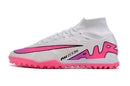 NIKE AIR MERCURIAL SUPERFLY 9 ELITE SOCIETY BRANCO ROSA COLOR