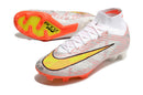 Chuteira NIKE Air Zoom Superfly 9 Elite FG BRANCO LARANJA