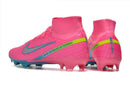CHUTEIRA NIKE AIR ZOOM SUPERFLY 9 ELITE FG ROSA AZUL
