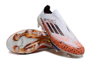 ADIDAS F50 INFANTIL 34 AO 38 BRANCO LARANJA SAVANA