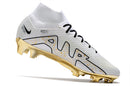 Chuteira NIKE Air Zoom Superfly 9 Elite FG BRANCO DOURADO