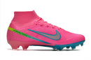 CHUTEIRA NIKE AIR ZOOM SUPERFLY 9 ELITE FG ROSA AZUL