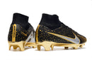 Chuteira NIKE Air Zoom Superfly 9 Elite FG PRETO DOURADO