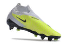 NIKE PHANTOM GX ELITE TRAVA DE ALUMÍNIO CINZA AMARELO