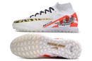 NIKE AIR MERCURIAL SUPERFLY 9 ELITE SOCIETY BRANCO VERMELHO GOLD