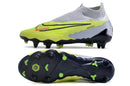 NIKE PHANTOM GX ELITE TRAVA DE ALUMÍNIO CINZA AMARELO